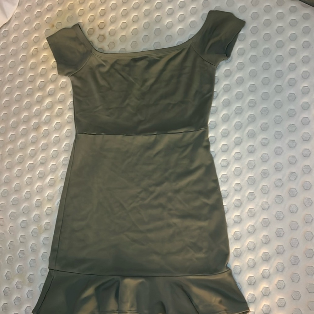 Off the shoulder mini dress